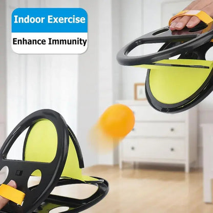 Toss and Catch Ball Game | Indoor n Outdoor Family Time Game Pack of 2